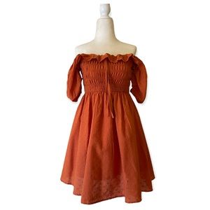 Burnt Orange Dress